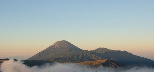 Mt Bromo after sunrise